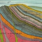 A detailed view of the Geological chart