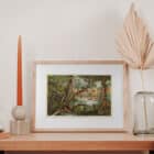 A framed print of the Tropical zone