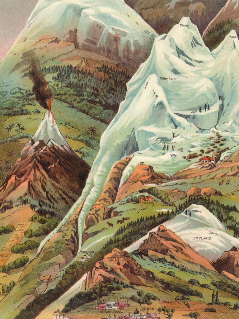 A detailed view of the View of Nature in Ascending Regions