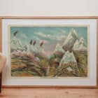 A framed print of the View of Nature in Ascending Regions